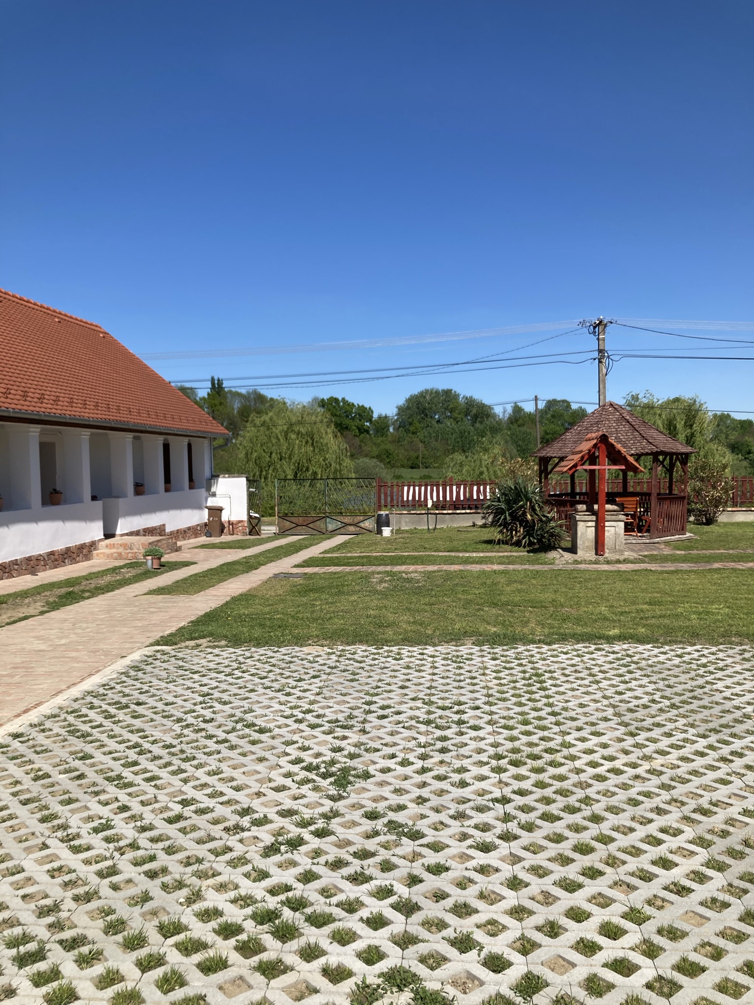 Vendégház - udvar